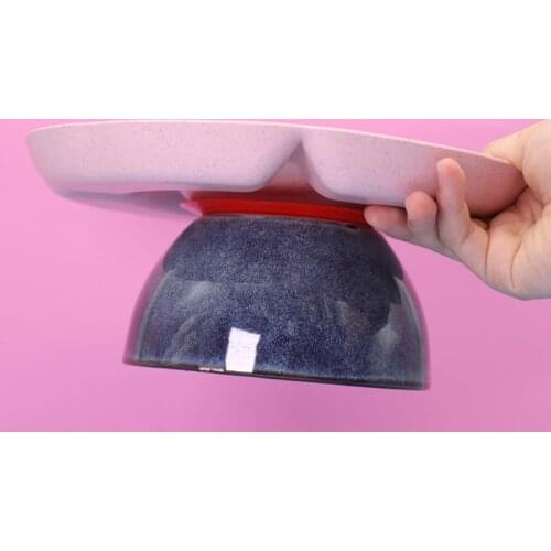 Silicone Bowl Base Cup Pad Fixed Double-sided Suction Pad Drop Resistance Home Use Solid Feeding Tableware Accessories