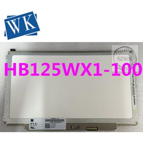 HB125WX1-201 HB125WX1-100 12.5 WXGA eDP 30 pin Left+right 3 screw holes LED LCD Screen Display Panel