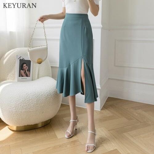 Женские юбки миди KEYURAN China At AliExpress