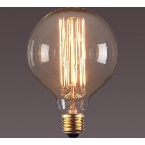 Bombilla Edison Retro E27 220V 40W A19 A60 ST64 T10 T45 T185 G80 G95 Bombilla Incandescente De Ampolla De Filamento Retro