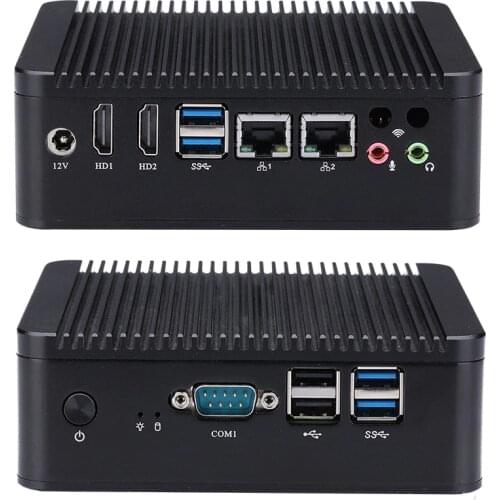 DHL free shipping latest New 3855/3865U,Core I3 I5 I7 slim desktop computer pc,Support PFsense,AES NI,Fanless mini router