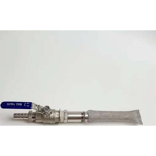 1/2" NPT Stainless Steel homebrew Weldless Bulkhead，Brew Kettle Ball Valve kit， Boil Kettle Ball Valve Bazooka Kit