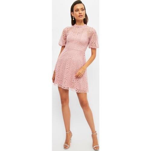 Trendyol Collar Detail Dress TPRSS21EL3497