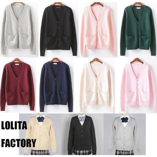 Japanese JK High School GIRL Women Sailor Suits Uniform COSPLAY SWEATER LOVE LIVE SWEATER Himiko Toga SWEATERSHIRT JKA3