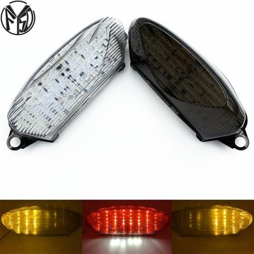 For Honda VTR1000 1997-2001 2002 2003 2004 2005 LED Motorcycle rear modified taillights assembly rear brake light with steering