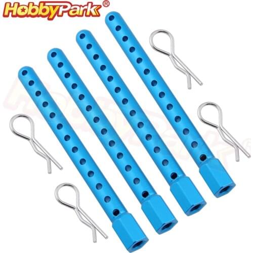 102037 102237 122037 122237 02144 Alum Alloy Body Post Mount For HSP 1/10 RC Car On Road Drift Car XSTR 94123 94102 94122 Redcat