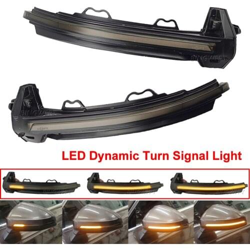 2pcs For Audi A4 A5 B9 S4 S5 RS5 2017 2018 2019 LED Dynamic Turn Signal Light Side Mirror Sequential Blinker Indicator Lamp