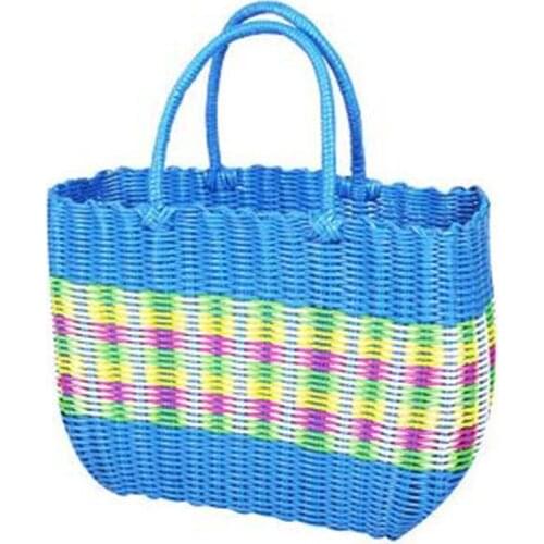 2016 Eco-friendly Baskets Picnic Basket Dirty Clothes PVC Storage Laundry Basket with Handle