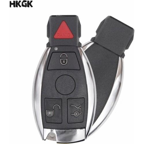 3+1 Button Replacement Shell Smart Remote Key Case for for Mercedes-Benz BGA W203 W210 W211 AMG W204 C E S CLS CLK CLA SLK