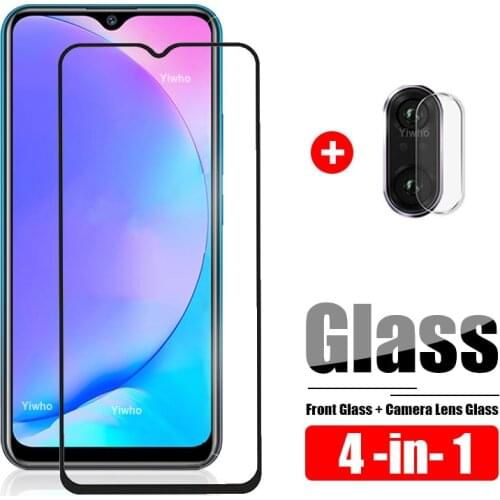 4 in 1 For Vivo Y17 Tempered Glass Camera Len Glass On For Vivo Y11 2019 Y12 Screen Protector Protective Film VivoY12 VivoY17