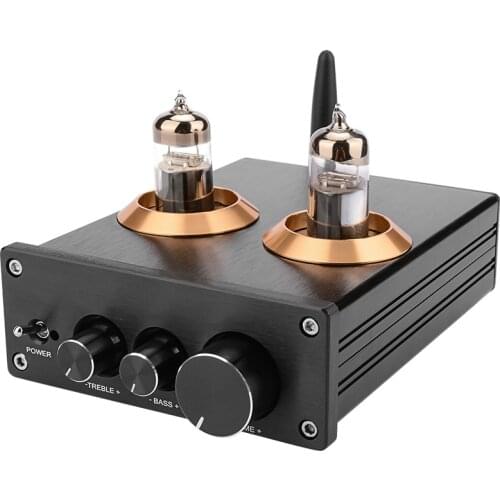 AIYIMA Bluetooth 5.0 6J5 Tube Preamp Amplifier NE5532 Hifi Preamplifier Amplificador Tone Board Treble Bass Volume Adjustment