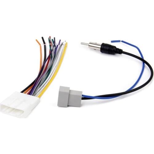 Female/Male Antenna Wiring Car Stereo Radio Antenna Cable Power Harness Wire Adapter for Nissan