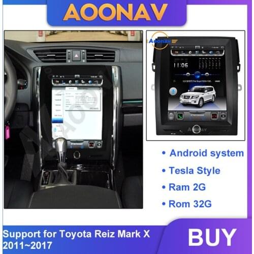 2din android car auto radio multimedia player for Toyota Reiz Mark X 2011~2017 car radio GPS navigation MP3 DVD player