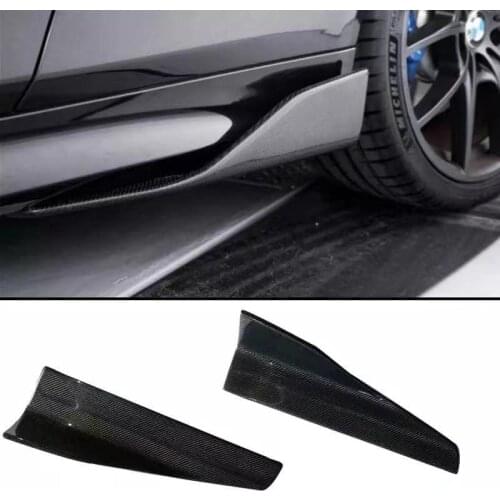 Carbon Fiber Side Skirts For BMW E60 M5 F10 G30 F22 F23 F87 M2 F32 F33 F36 F82 M4 E90 E92 F30 M3 GT86 sport styling side spoiler