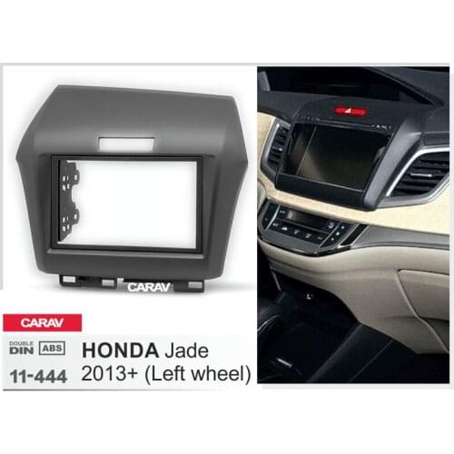 Double Din Fascia For HONDA Jade 2013+ (Left Wheel) Radio DVD Stereo Panel Dash Mounting Installation Trim CARAV 11-444