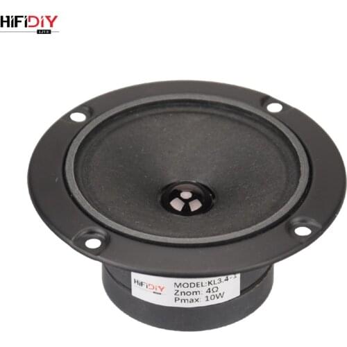 HIFIDIY LIVE 3 4Inch 99mm KTV Tweeter Speaker Unit Paper cone 4 OHM 10W ATreble full frequency speaker Loudspeaker KL3.4-1