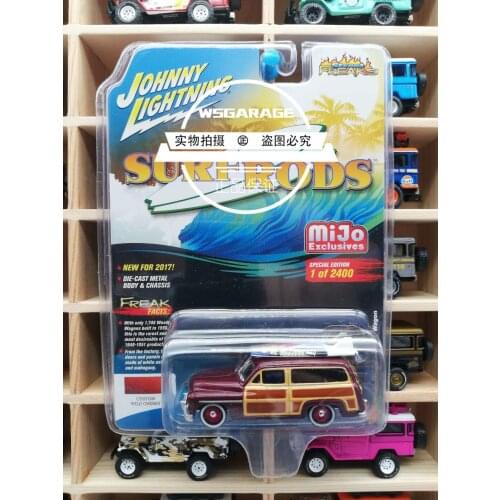 Johnny Lightning 1/64 Mercury Woody Wagon Diecast Collection of Die-casting Simulation Alloy Model Children Toys