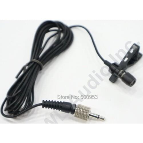 Mini Tie Clips Lavalier Lapel Microphone Cardioid Mic For Sennheiser SK100 SK300 SK500 G1 G2 G3 Wireless 3.5mm Screw Locking