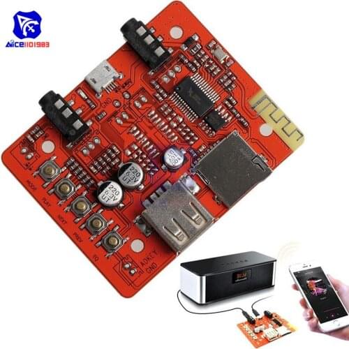 Diymore Bluetooth Wireless Audio Receiver Module for Automotive Audio Stereo Amplifier Speaker Headphone USB Adapter 2.4GHz 5V