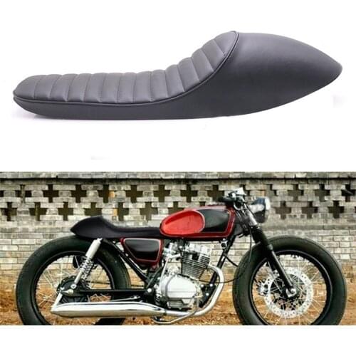 Motorcycle Cafe Racer Seat For Honda CG CB750 CB200 CL100 CL350 CB400/550 Scrambler Vintage Retro Saddle Seat Hump For YAMAHA SR