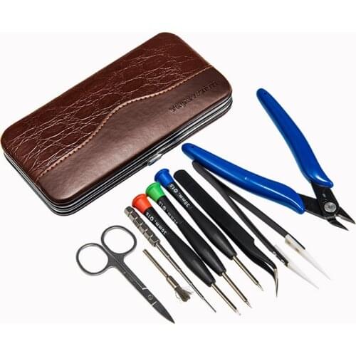 Vapswarm Bug Diy Wire Making Tool Kit-9 Piece Set Plus Bag/screwdriver For E-cigarette RDA Atomizer 9in1