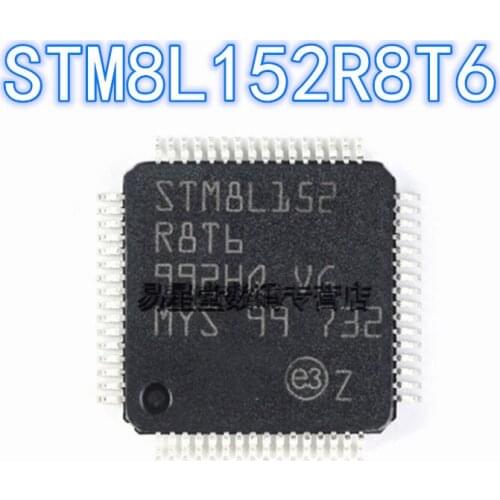 1PCS 100% new original authentic STM8L152R8T6 QFP-64 8L152R8T6 QFP64 8-bit microcontroller chip