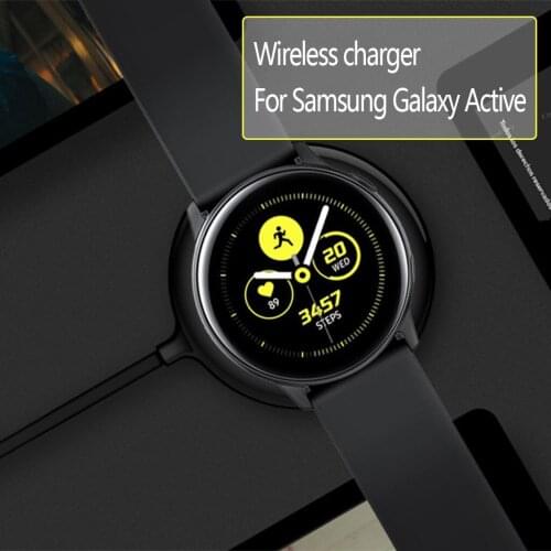 Portable Wireless Charger For Samsung Galaxy Watch Active 2 Wire slot design high quality Fast Charging Power Source Charger 21