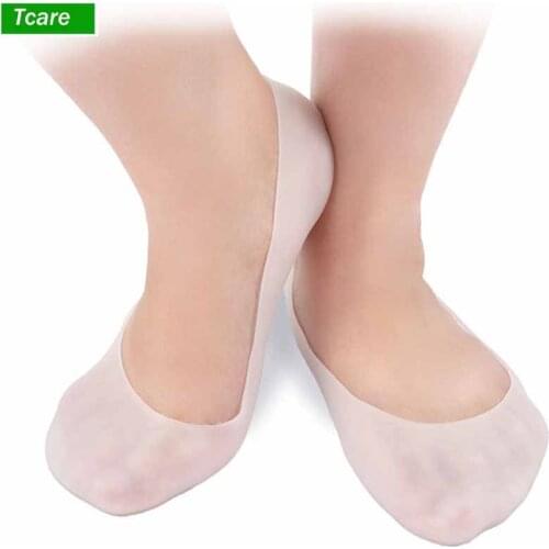 1Pair Silicone Gel Moisturizing Socks Foot Care Protector,Prevent Plantar Fasciitis And Metatarsalgia Corns Calluses Bunions