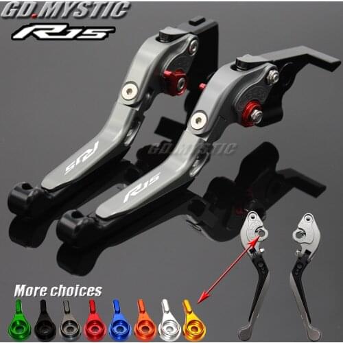 Motorcycle Folding Extendable Adjustable Clutch Brake Levers For YAMAHA YZF R15 V3 2018 2019 YZFR15 YZF-R15