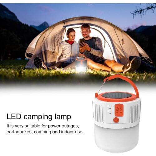 LED Camping Light USB Rechargeable Lamp Outdoor Emergency Lamp With Adjustable 24 LED Bulbs For Outdoor Hiking Fishing