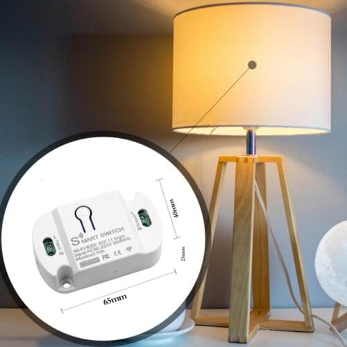 Tuya 10A WiFi Smart Switch Wireless Remote Switch Timer APP Control Smart Home for Alexa Google Home Automation Modules New