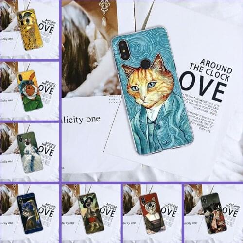 Funny Art Cat Aesthetic Cute Rabbit Back Cover For Xiaomi Mi Mix 1 2 2S 3 Silicone Phone Case For Xiaomi Mi Max Note 1 2 3