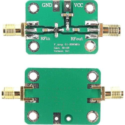 0.1-2000MH​z RF Wideband Amplifier 30dB Low-Noise LNA Broadband Module Receiver