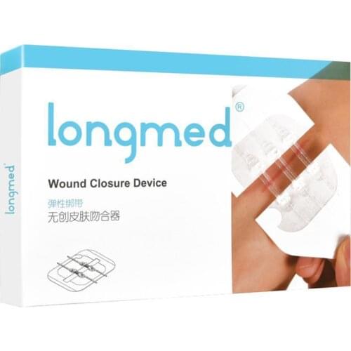 2pcs/box Zipper Band-aid Reducer Outdoor Portable Hemostatic Suture Patch Wound Fast Closure Dressing Zip Tie Band Aid Bandage