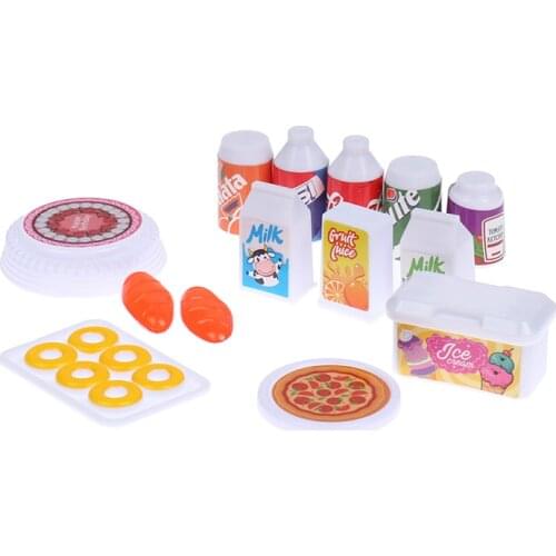 1Set 1:12 Fashion Mini Cute Doll Accessories Medical Sets/Ice Cream/Kitchen Supplies/Tableware Childrens Educational Toys