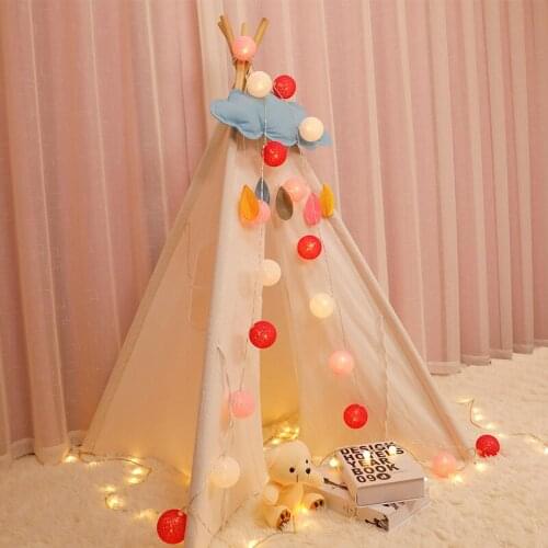 3M LED Cotton Ball Garland Lights String Christmas Xmas Outdoor Holiday Wedding Party Baby children Bed Fairy Lights Decoration