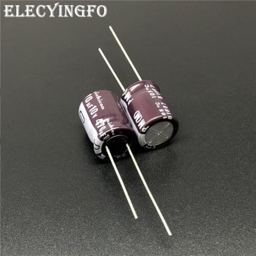 10pcs/100pcs 470uF 10V NICHICON PM Series 10x12.5mm 10V470uF Low Impedance Aluminum Electrolytic capacitor