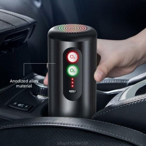 Automobile Ozone Generator Air Purifier Remove Formaldehyde Smoke Dust Purification Car Air Cleanerl Appliances M10 21 Dropship