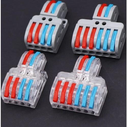 Two In Four Out Two In Six Out SPL-42 SPL-62 Quick Wire Connector Connector Quick Connect Terminal Plug-in Electrical Connector