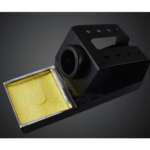 Electric Soldering Iron Stand Holder Small With Solder Sponge Metal Support Station Generic High Temperature Resistance Durable