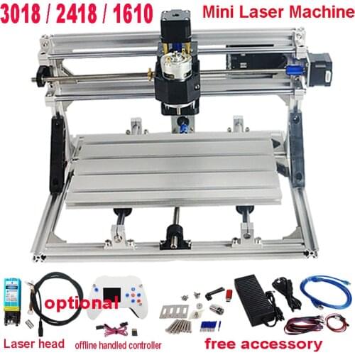 Cnc router 3018 1610 2418 Laser Engraver CNC3018 pro metal Wood PCB PVC GRBL DIY Hobby CNC Mini Laser Engraving Machine cnc1610