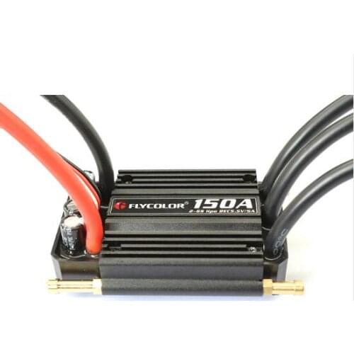 Flycolor 50A/70A/90A/120A/150A Speed Controller Brushless ESC Support 2-6S BEC 5.5V/5A for Model Ship RC Boat seal sea king
