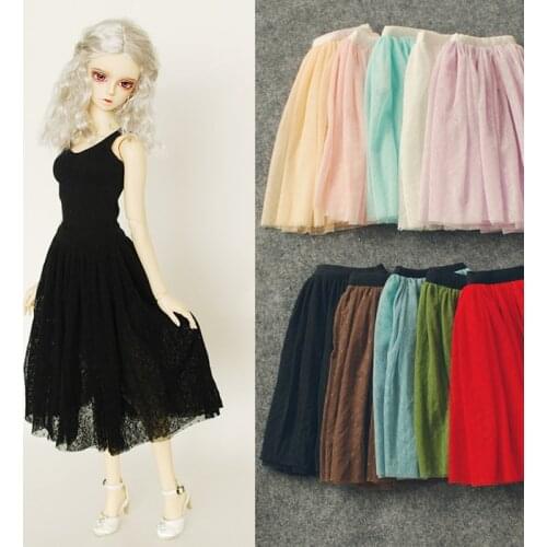 M0119 children handmade toy 1/6 1/3 1/4 uncle Doll clothes BJD/SD doll props Accessories lace Sweet Half skirt 1pcs