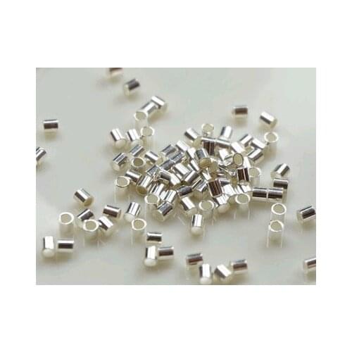 MADALENA SARARA 2.0mm BRASS CRIMP END TUBE DIY JEWELRY FINDINGS 10000pcs/lot MD-CD-00002