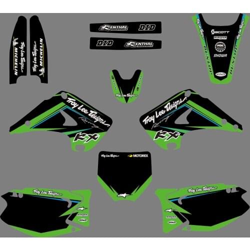 Decal for Kawasaki KX125 KX250 2003 - 2012 2011 2010 2009 2008 2007 2006 2005 2004 Motorcycle Sticker Fairing Graphic KX 125 250