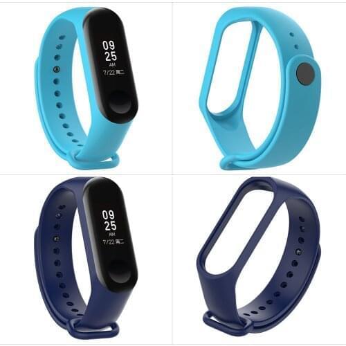 New Strap For Xiaomi Mi Band 4 Silicone Wristband Bracelet Replacement Tpu Silicone Strap For Xiaomi Mi Band3 Mi Band 4 Bracelet