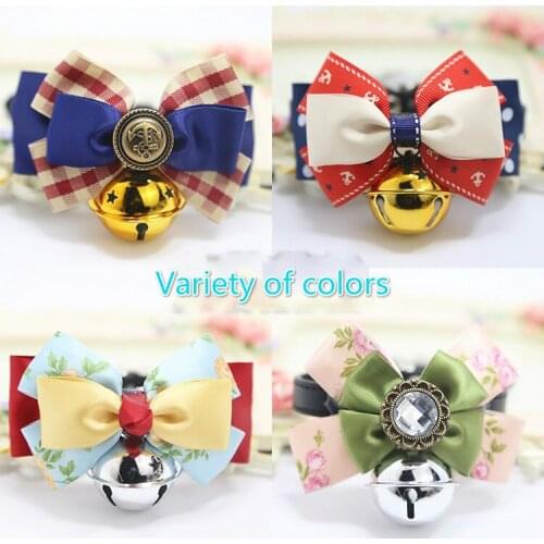 Pet dog tie bow tie Teddy bow cat bell collar collar jewelry handsome gentleman than bear