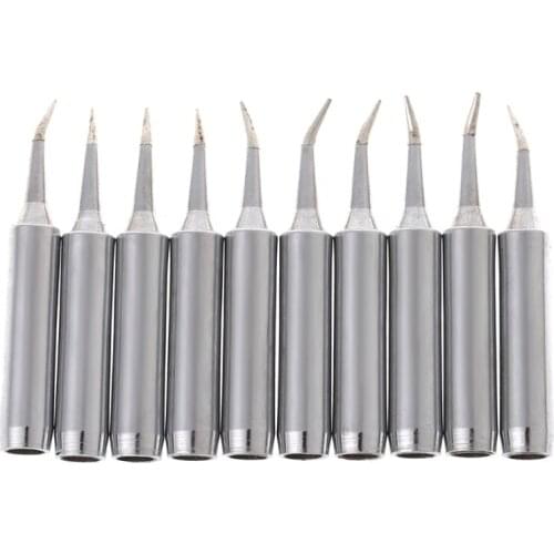 10 Pcs Solder Soldering iron tip 900M-T-SI Lead Free For Hakko Saike 936 852d+ 909D
