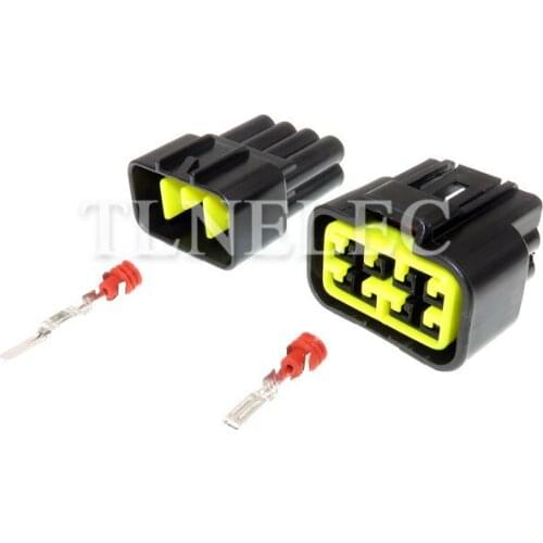 8 Pin Way 2.3mm Male Female Waterproof Auto Connector Adapter with Terminal FW-C-8M-B FW-C-8F-B Black Furukawa