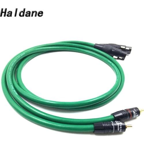 Haldane Pair Type-SNAKE-1 RCA to XLR Balacned Audio Cable RCA Male to XLR Female Interconnect Cable with MCINTOSH USA-Cable